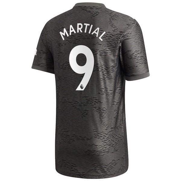 Camiseta Manchester United NO.9 Martial Segunda Equipación 2020-2021 Negro